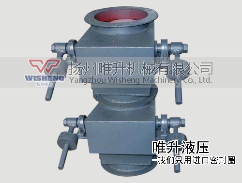 黑龍江圓形雙層單門重錘式鎖風(fēng)翻板閥