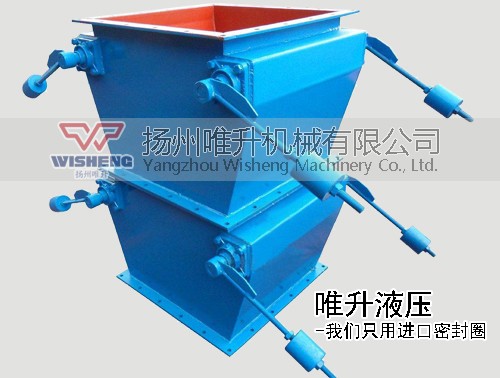 黑龍江方形雙層雙門重錘式鎖風(fēng)翻板閥