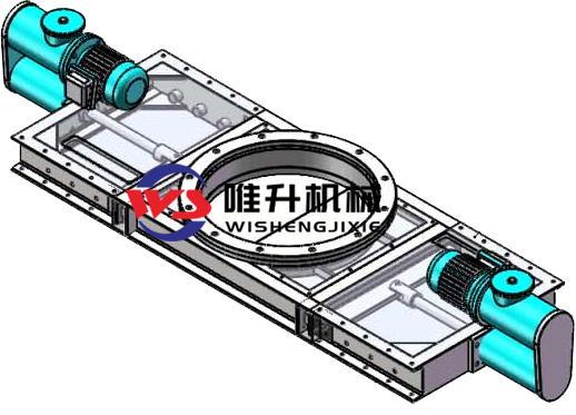 對(duì)開(kāi)式電液動(dòng)平板閘門(mén) 對(duì)開(kāi)式電液動(dòng)平板閘門(mén)