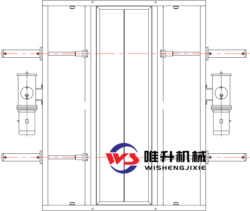 對(duì)開(kāi)式電液動(dòng)平板閘門(mén) 對(duì)開(kāi)式電液動(dòng)平板閘門(mén)