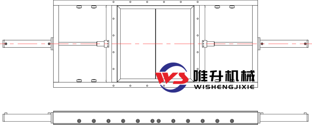 對(duì)開(kāi)式電液動(dòng)平板閘門(mén) 對(duì)開(kāi)式電液動(dòng)平板閘門(mén)