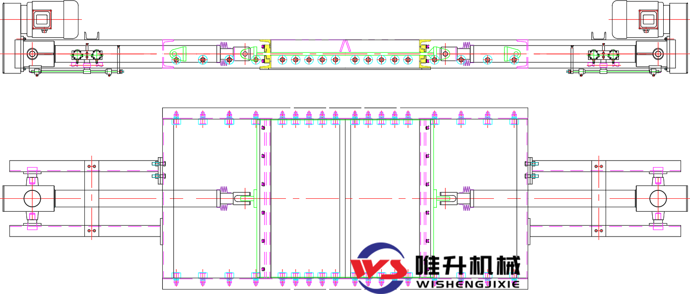 對(duì)開(kāi)式電液動(dòng)平板閘門(mén) 對(duì)開(kāi)式電液動(dòng)平板閘門(mén)